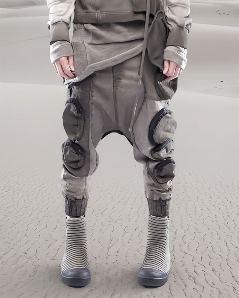Dune Wasteland Zip-Pocket Utility Cargo Pants