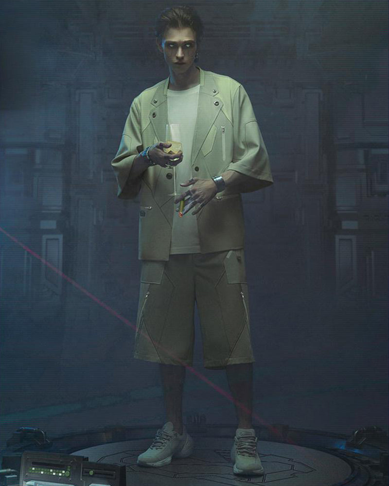 CBP-016-X｜Cyberpunk Techwear Set Top / Bottom