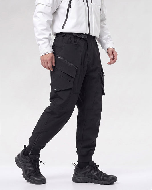 Multi-Pocket Spliced Tactical Casual Pants
