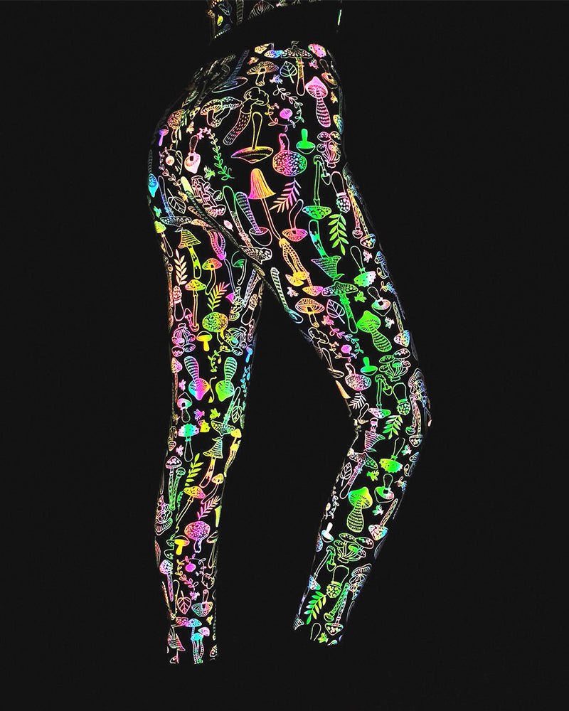 Reflective Rave Clothing Colorful Leggings