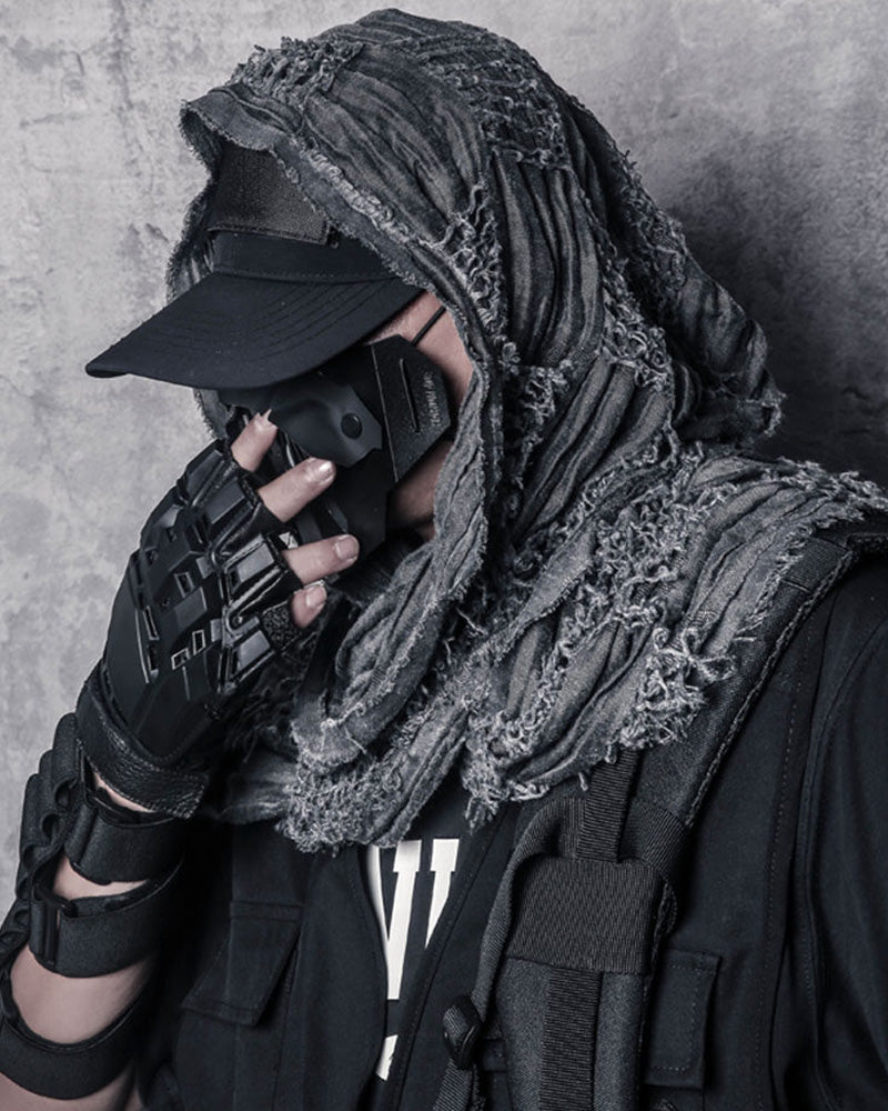 Wasteland Wear Distressed Tactical Shawl Scarf
