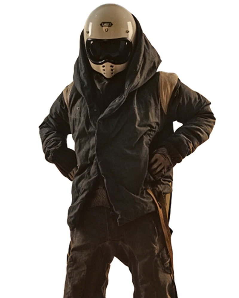 Post-Apocalyptic Oversized Hooded Tactical Jacket