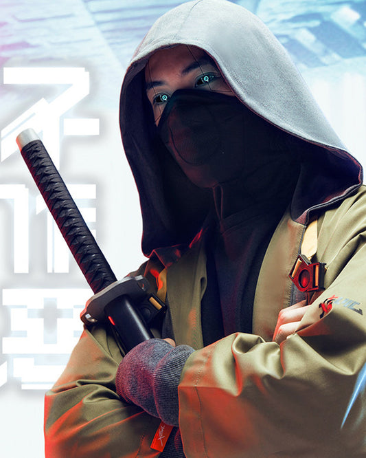 Cyberpunk Assassin Ninja Scarf And Mask
