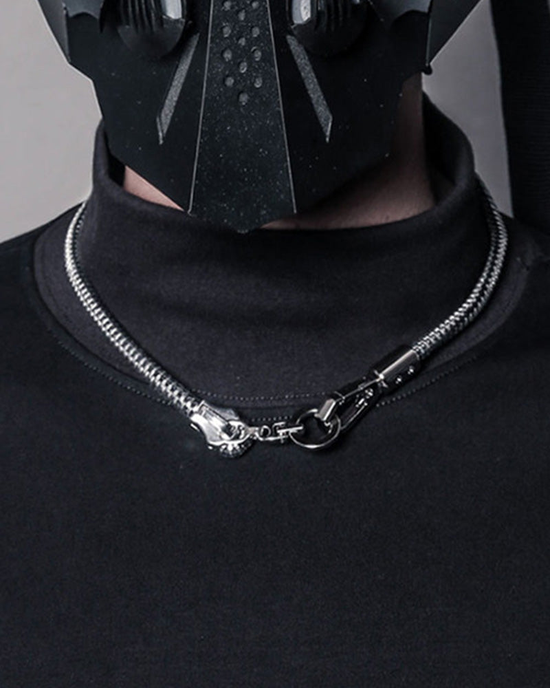 Streetwear Functional Zipper Necklace