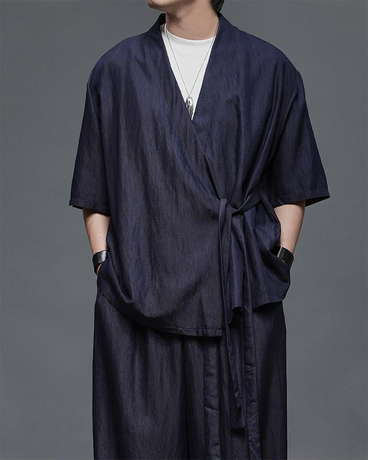 Japanese Zen Kimono 5/4 Sleeve Cardigan Jacket