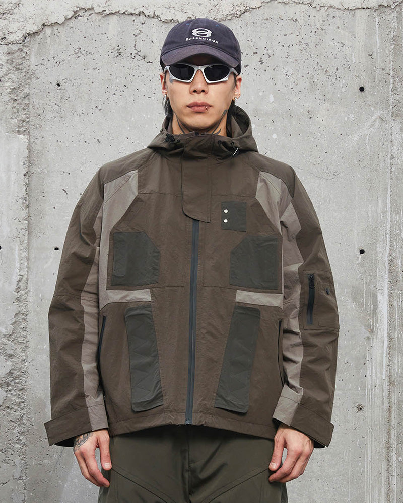 Deconstructed Waterproof Windbreaker