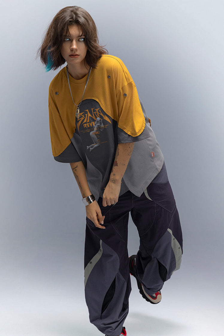 CBP-044-X｜Cyberpunk Techwear Set Top / Bottom