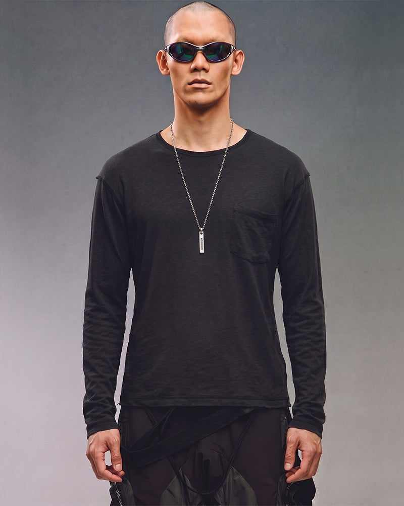 Wasteland Pocket Layering Long Sleeve T-Shirt
