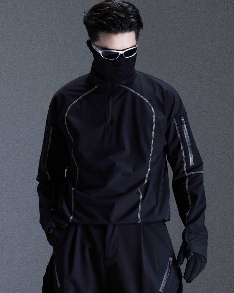 Water-Repellent Hiking Techwear Long-Sleeve Tee