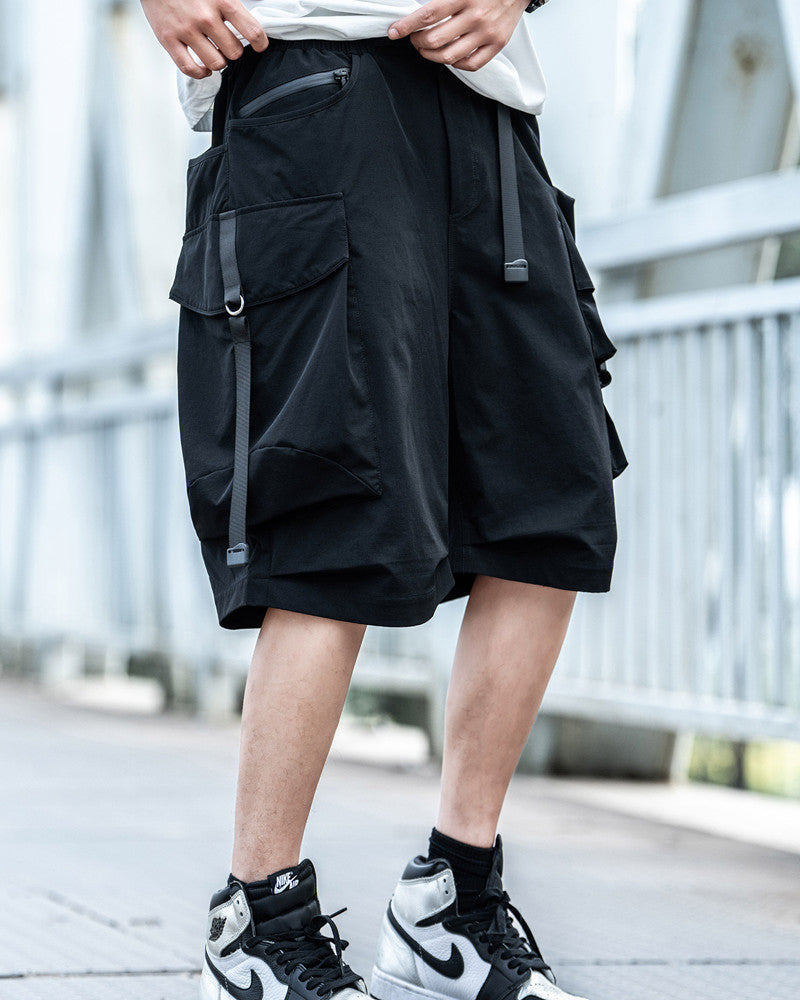 Techwear Cargo Shorts