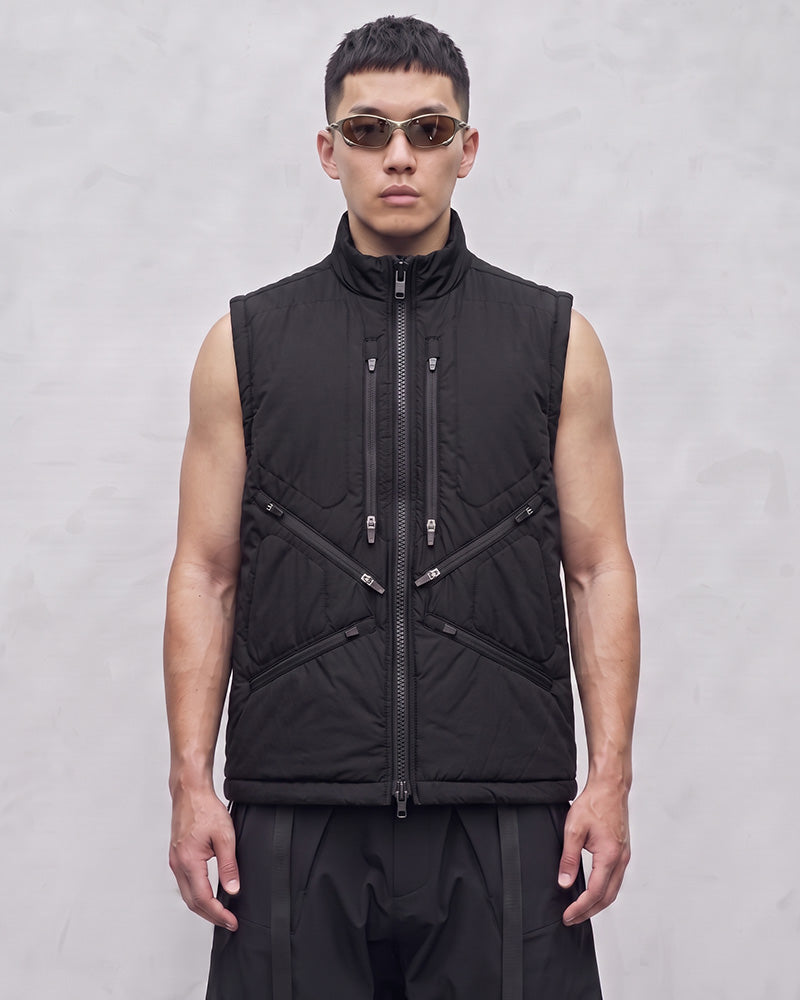 Multi-Pocket Windproof Insulated Techwear Vest