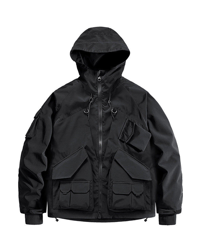Functional Techwear Multi-pocket Hooded Jacket