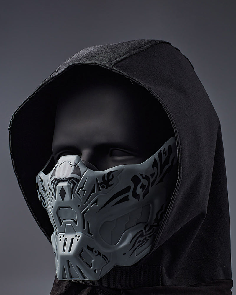 Cyberpunk Tactical Half-Face Mask