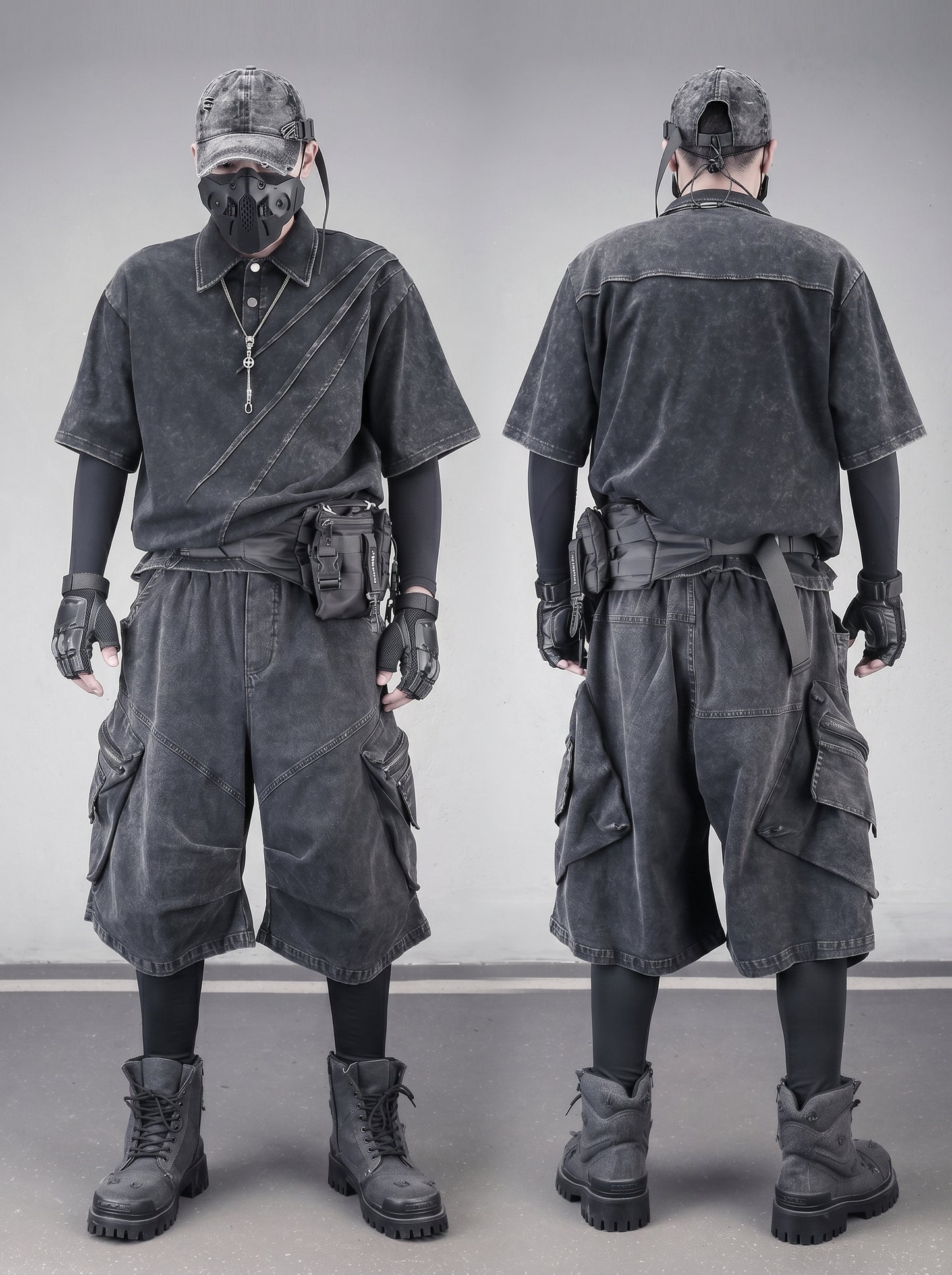 Ninja Outfit Set Top / Bottom