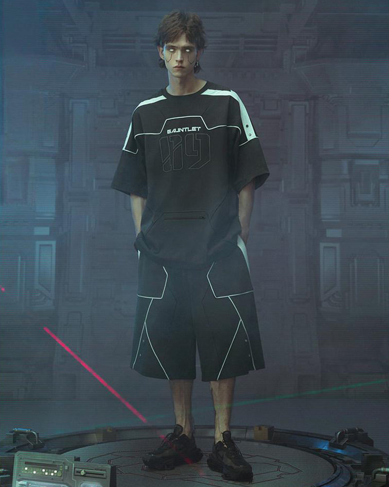 CBP-018-X｜Cyberpunk Techwear Set Top / Bottom