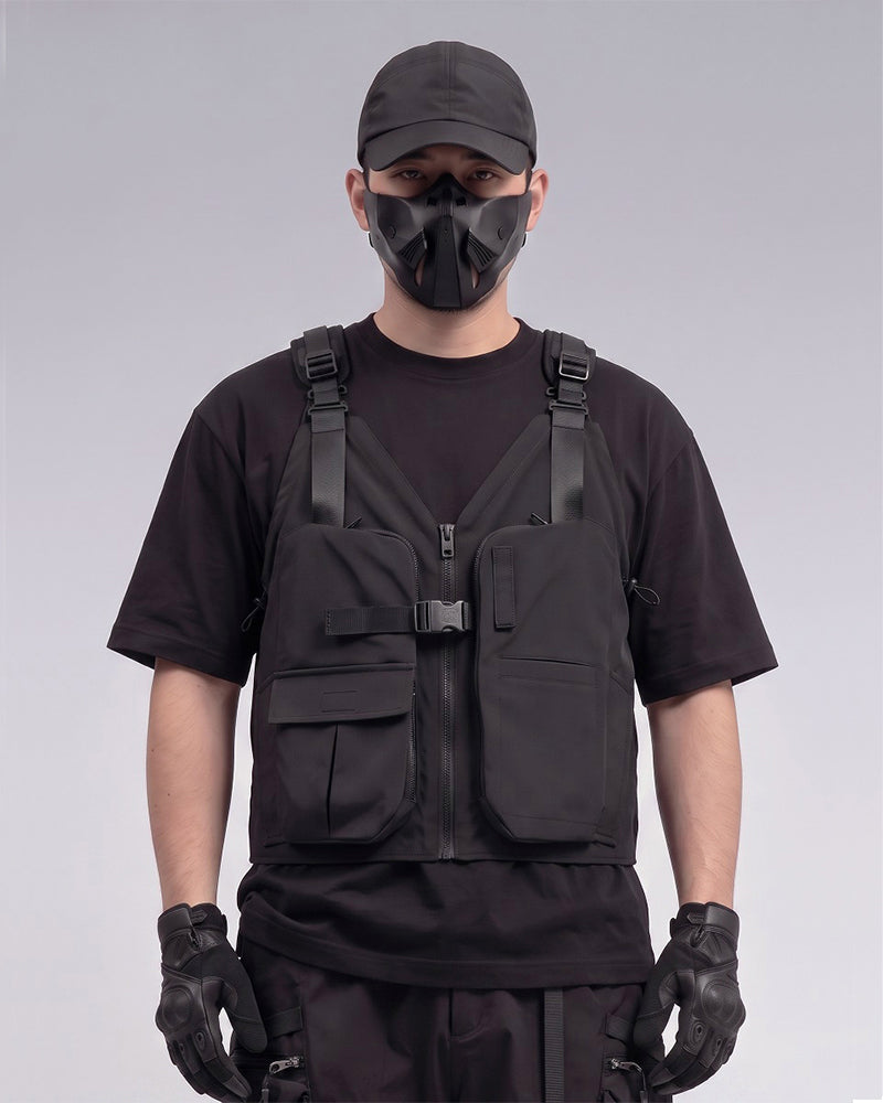 Water-Repellent Suspender Utility Vest