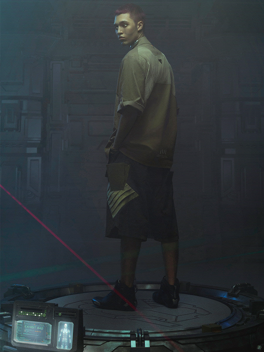 CBP-037-X｜Cyberpunk Techwear Set Top / Bottom