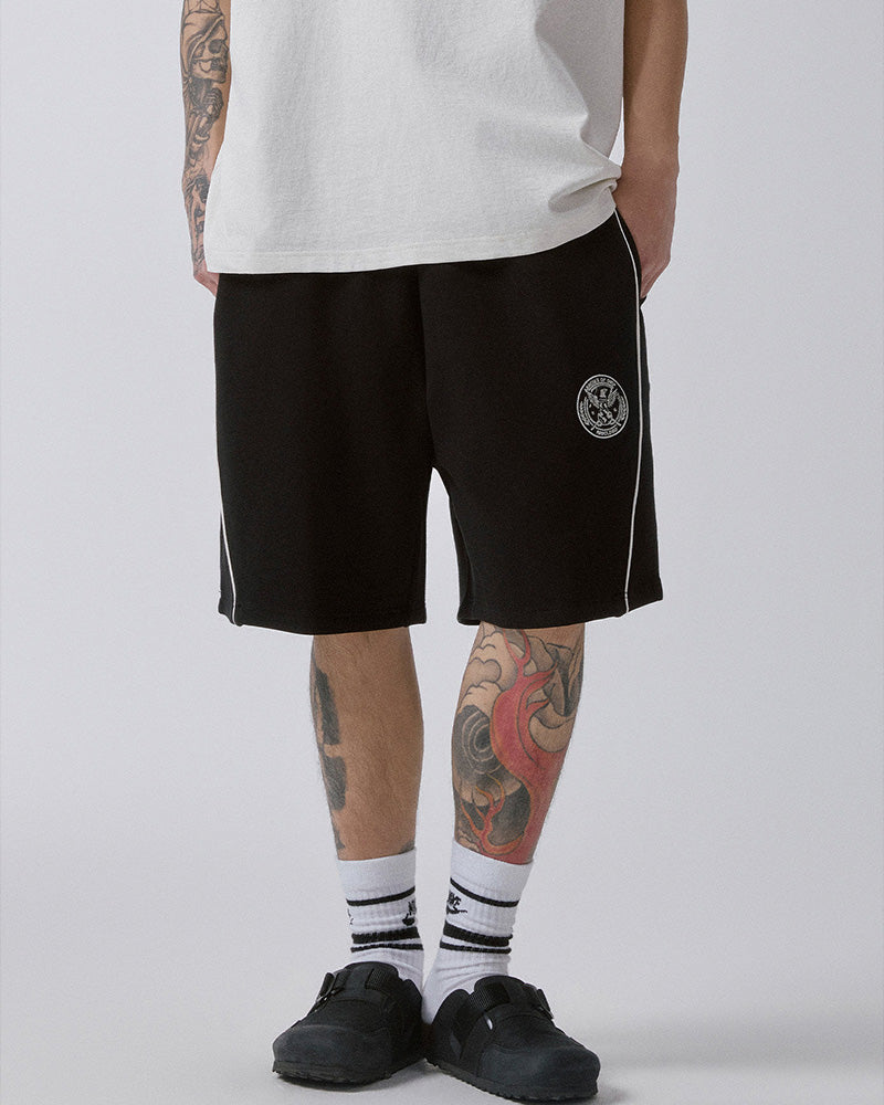 Side-Stripe Track Shorts