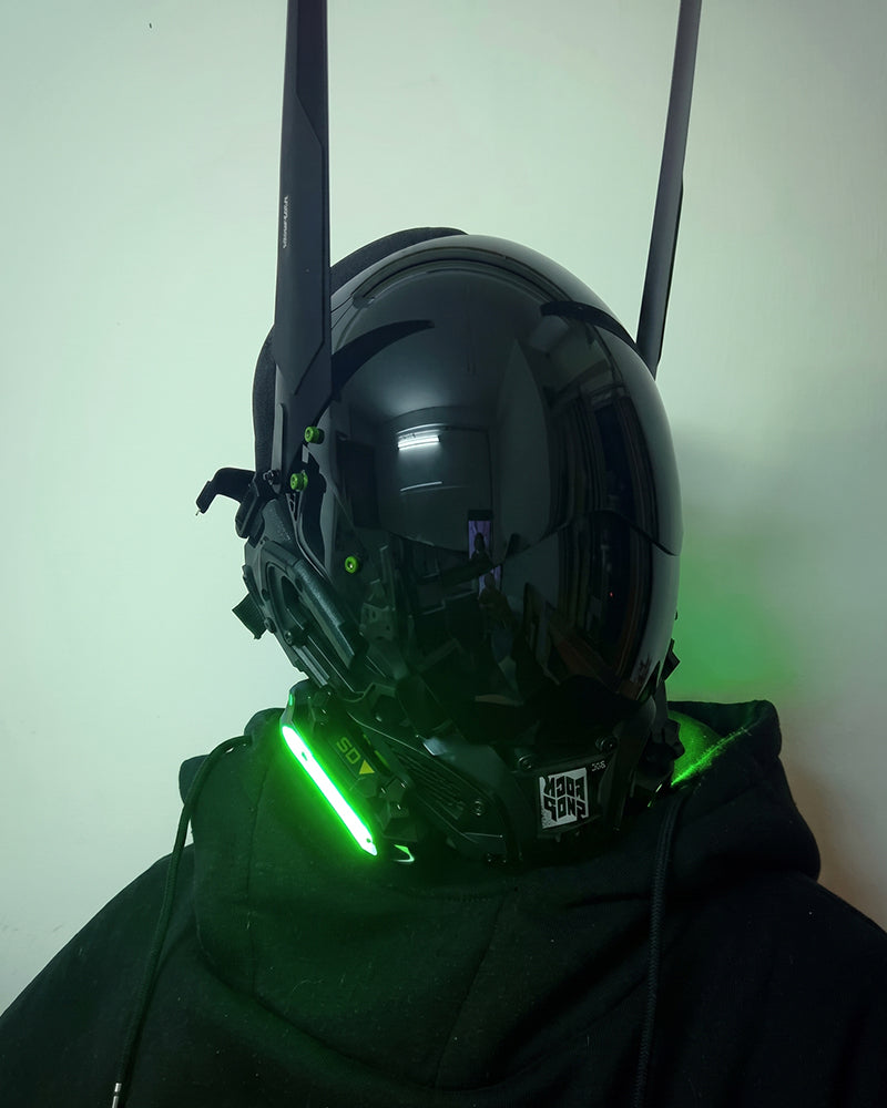 Cyberpunk Sci Fi Helmet Mask
