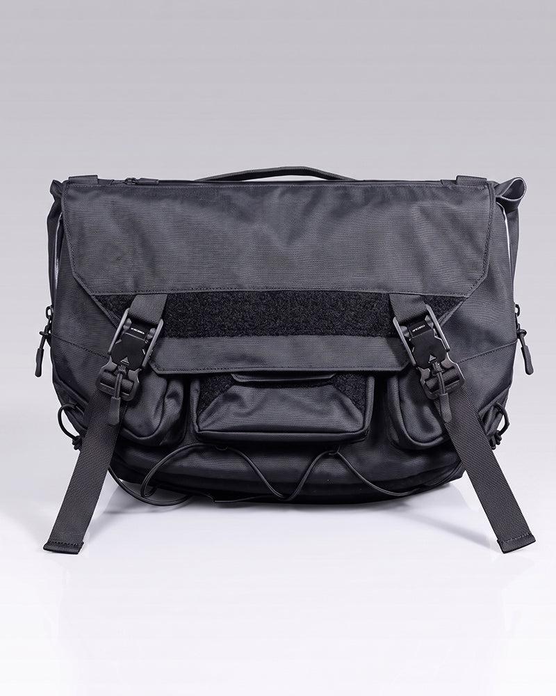 Water-Resistant Tactical Techwear Messenger Bag