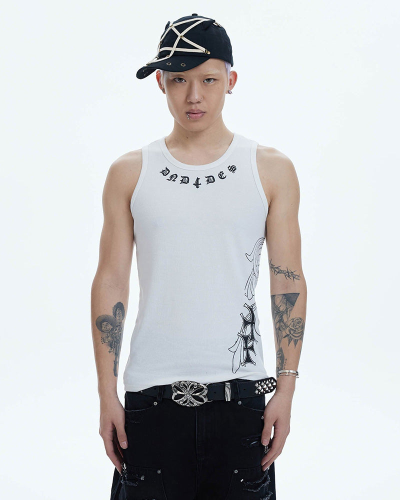 Cross Graphic Tank Top