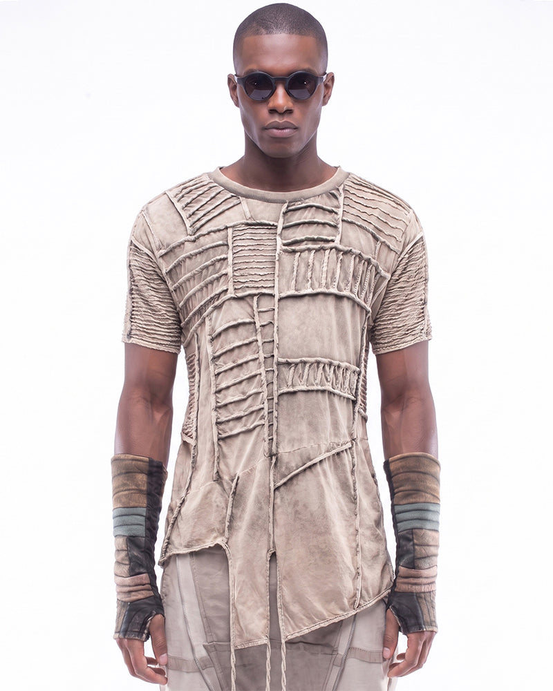 Wasteland Tie-Dye Distressed T-Shirt