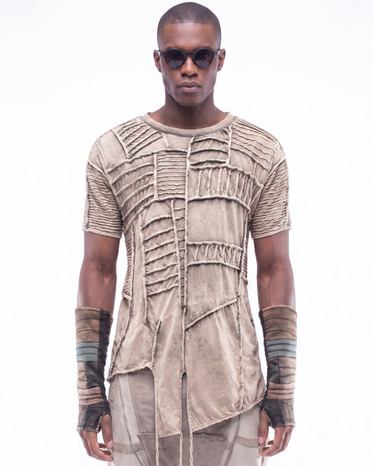 Wasteland Tie-Dye Distressed T-Shirt