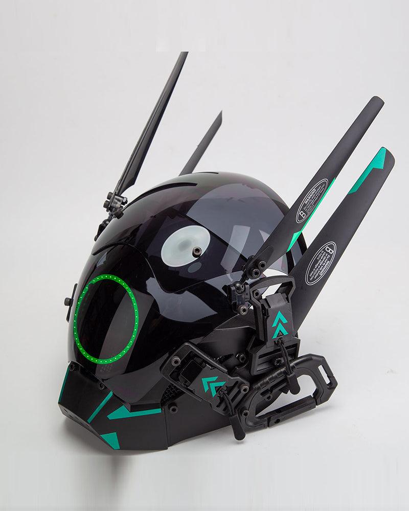 Futuristic LED Cyberpunk Helmet Mask