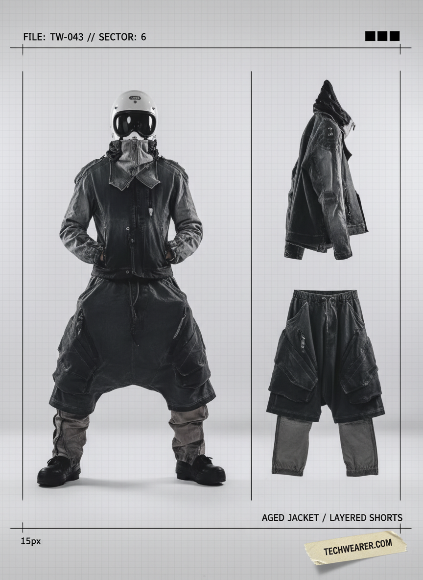 TW-043｜Post-Apocalyptic Wear Set Top / Bottom