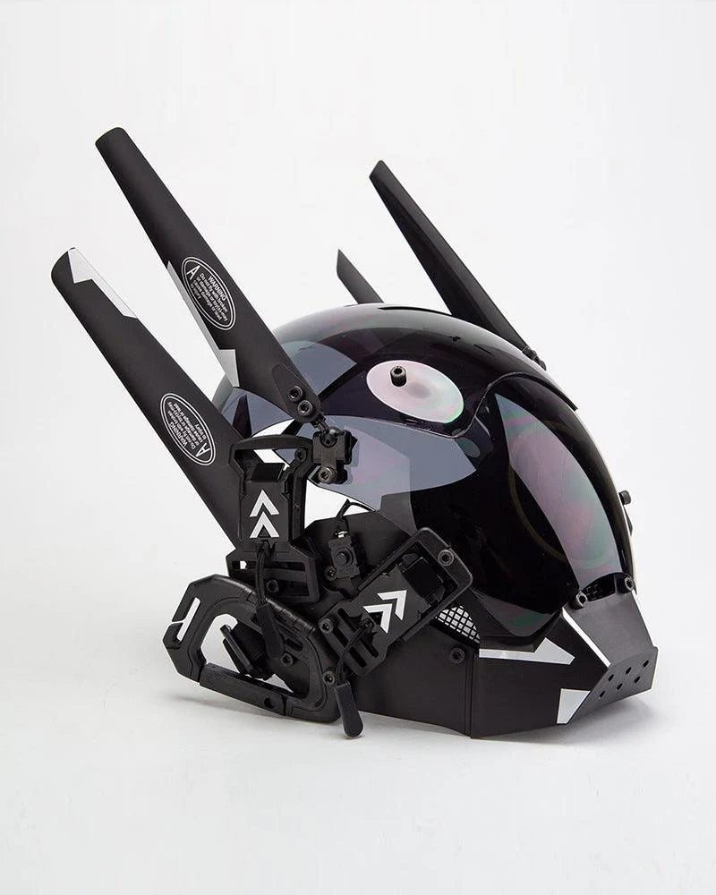 Futuristic LED Cyberpunk Helmet Mask