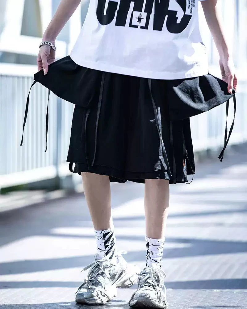 Streetwear Detachable Pocket Cargo Shorts