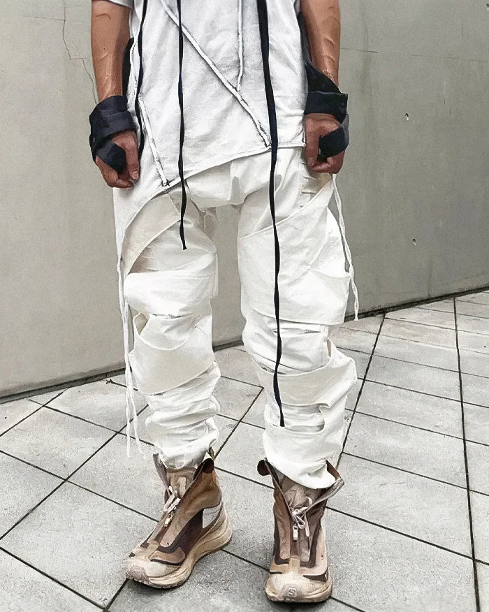 CYBERPUNK WHITE PANTS