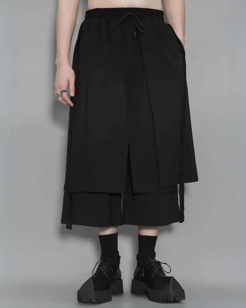 Techwear Japanese Style Hakama Pants