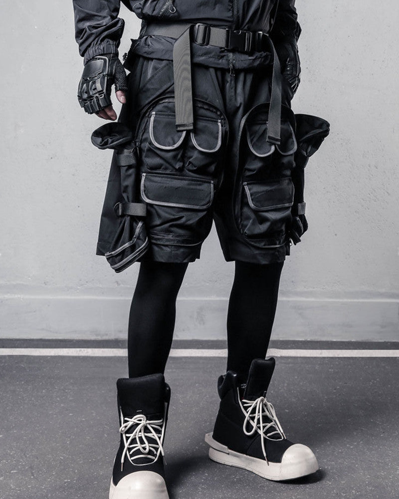 Techwear Multi-Pocket Tactical Cargo Shorts