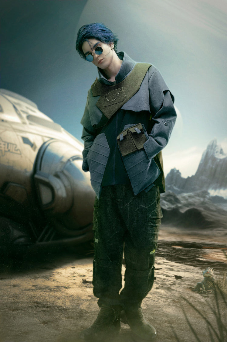 CBP-011-X｜Cyberpunk Techwear Set Top / Bottom