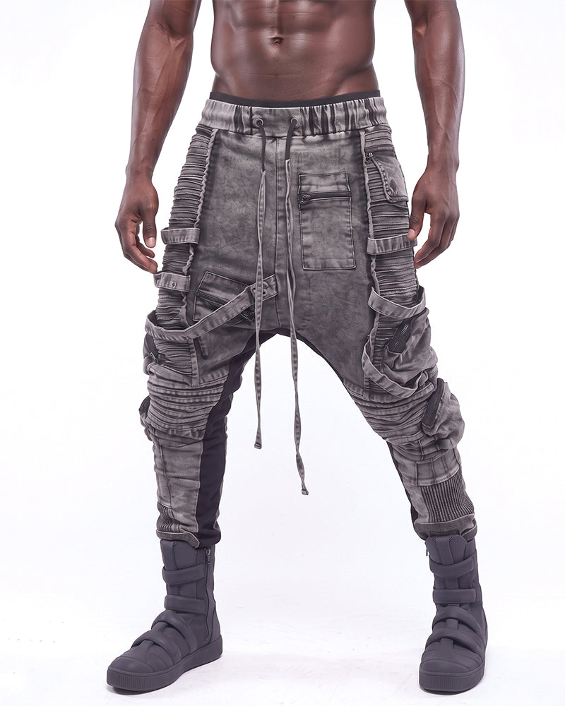 Wasteland Distressed Deconstructed Cargo Pants