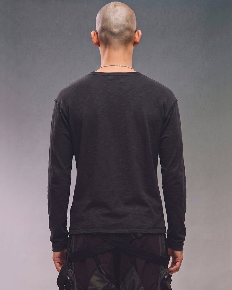 Wasteland Pocket Layering Long Sleeve T-Shirt