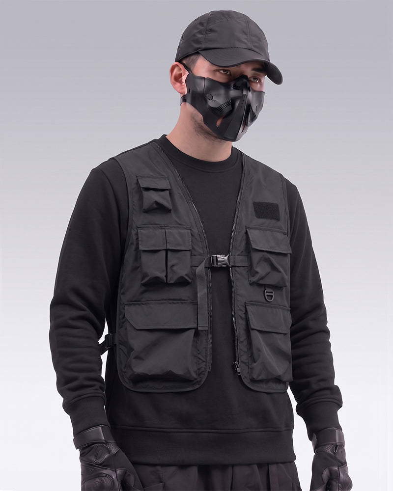 Techwear Fake Two Vest Tactical Sweatshirt