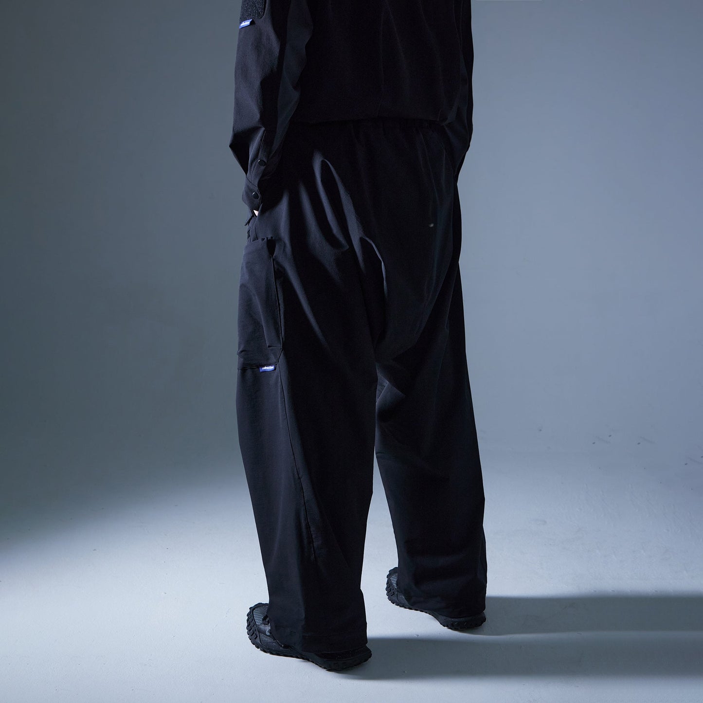 Techwear Drop-Crotch Trousers
