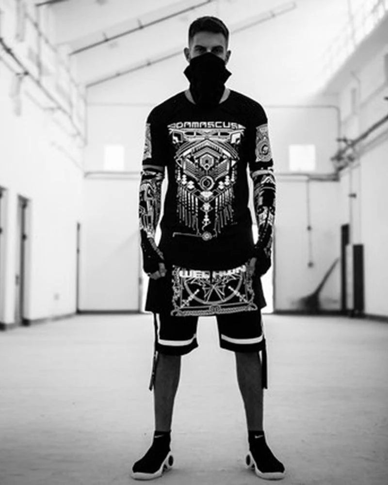 Futuristic Cyberpunk Techwear T-Shirt