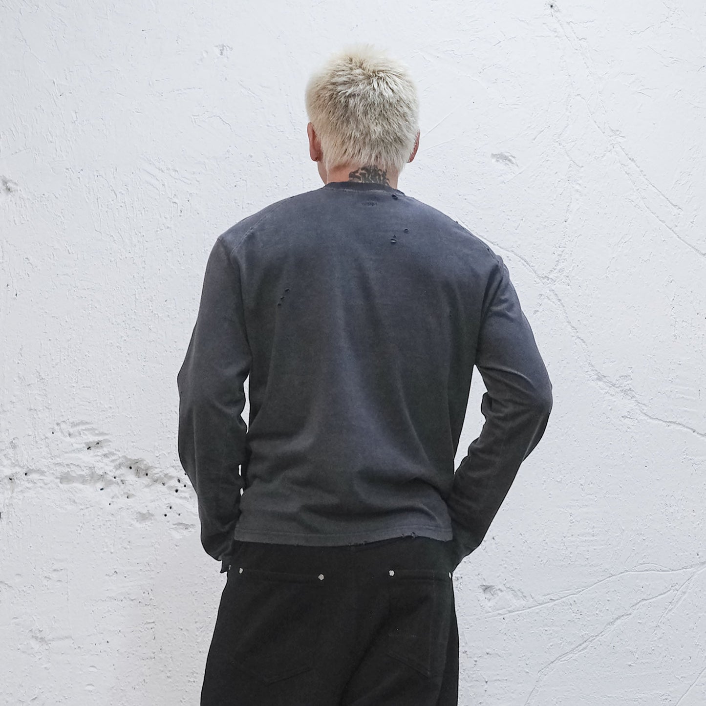 Devil Distressed Long-Sleeve Tee