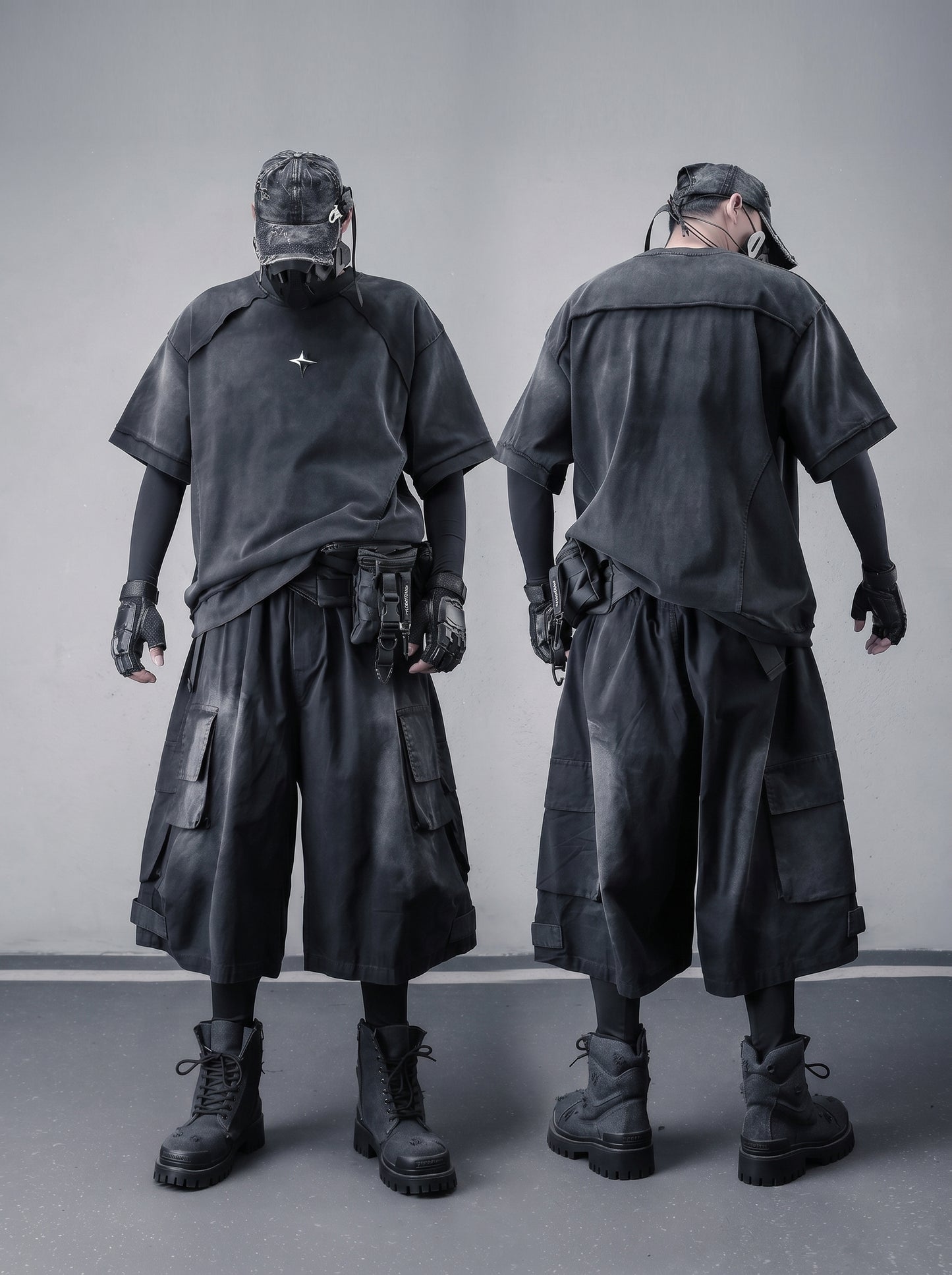 Ninja Outfit Set Top / Bottom