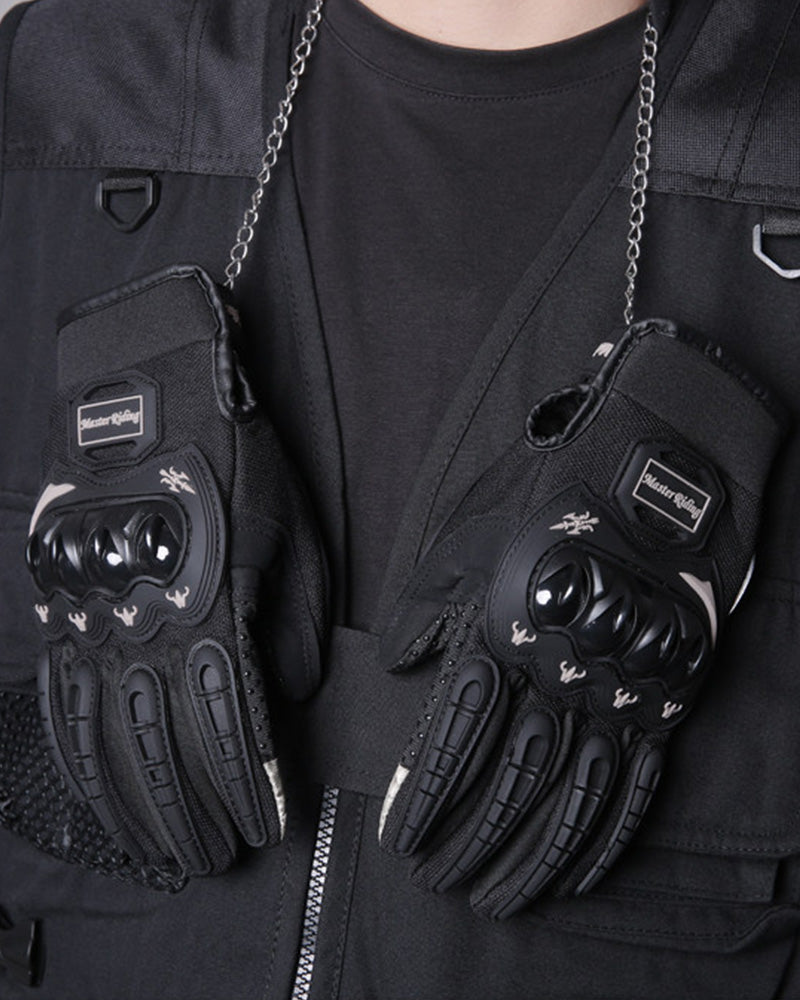 Techwear Tactical Touchscreen Motorcycle Gloves