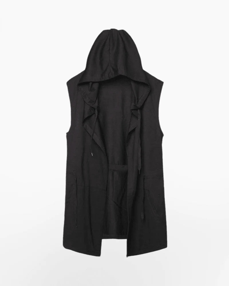 Black Sleeveless Ninja Costume Vest