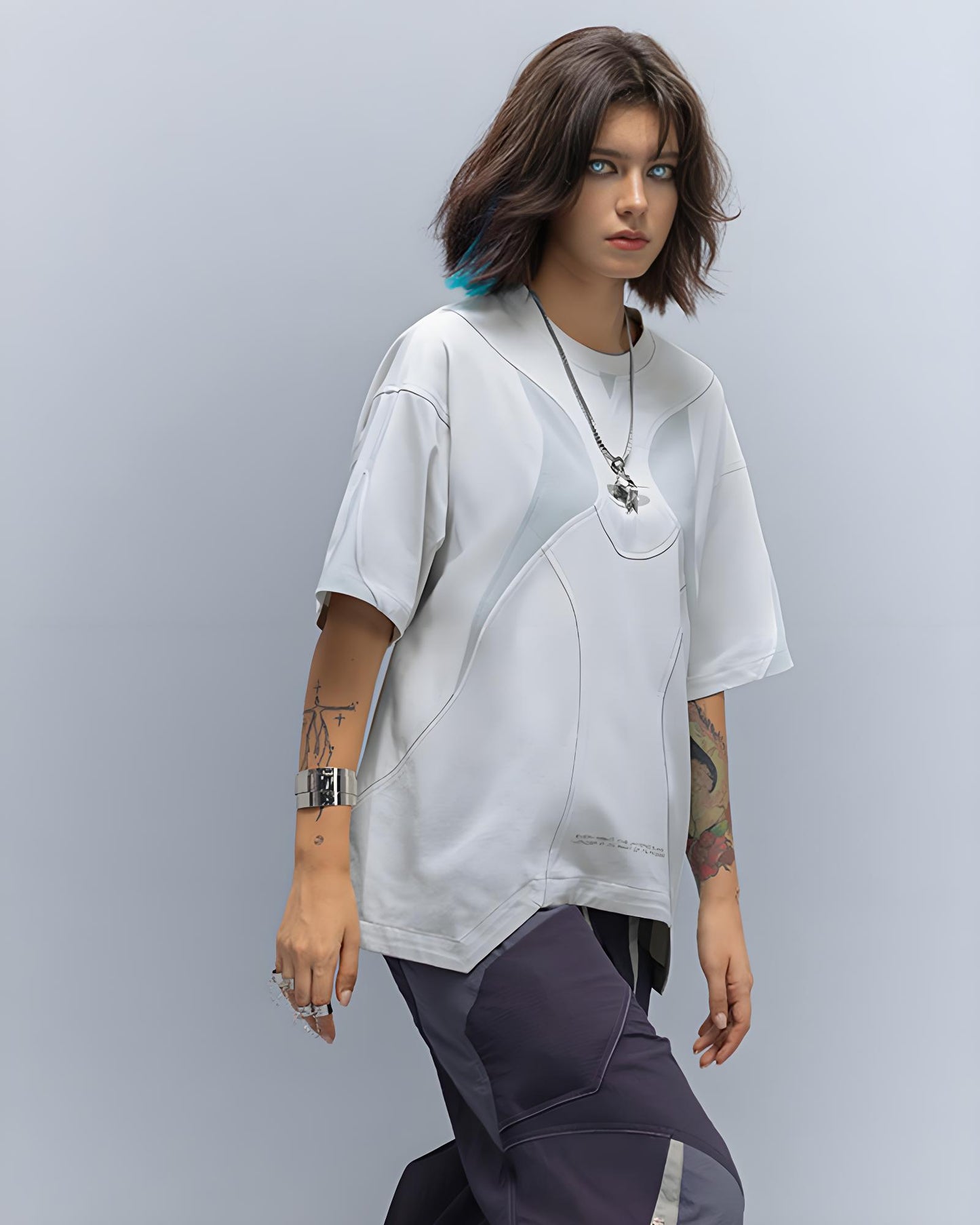CBP-043-X｜Cyberpunk Techwear Set Top / Bottom