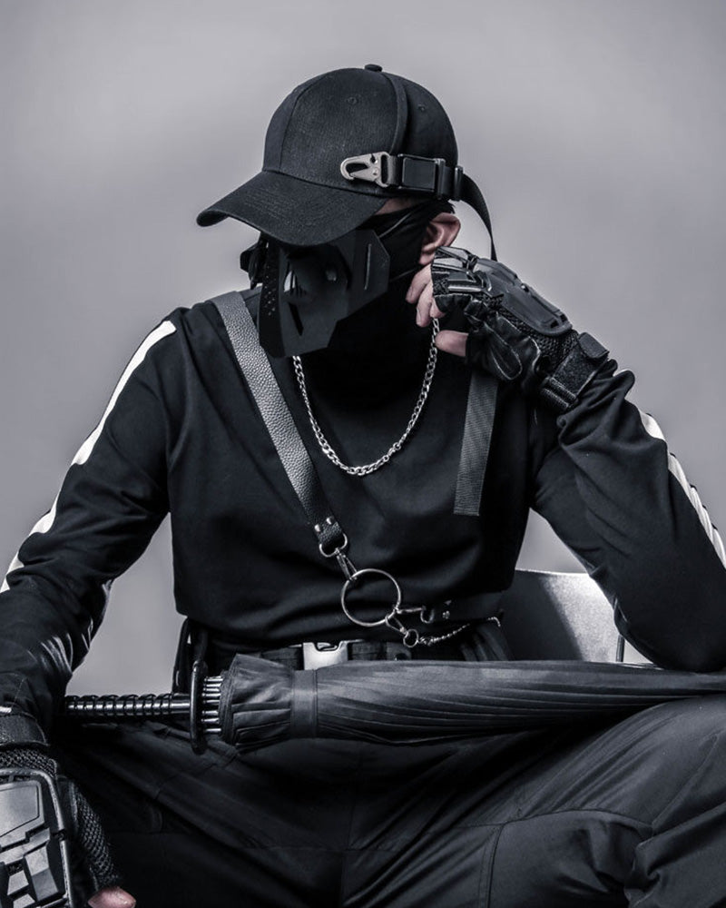 Techwear Chain Harness Shoulder Strap Accessory