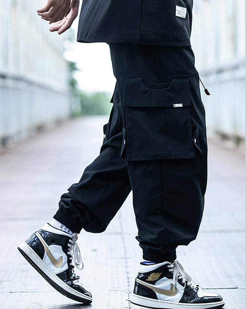 Streetwear Loose Large-Pocket Cargo Pants