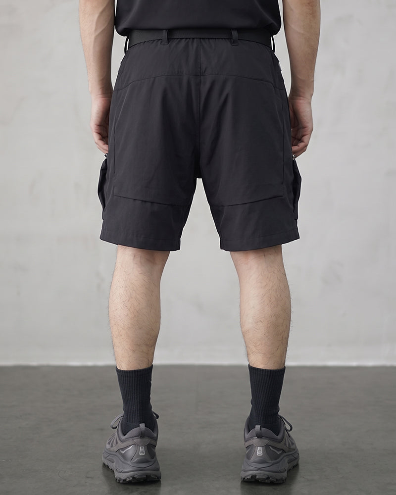 Lightweight Water-Repellent Multi-Pocket Techwear Shorts