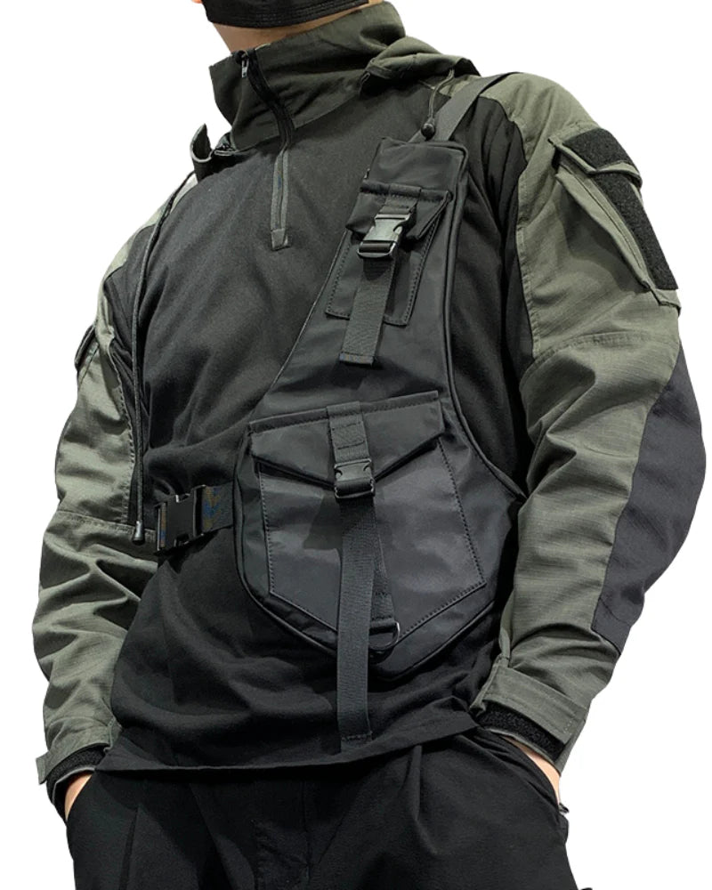 Functional Vest Fashion Chest Bag