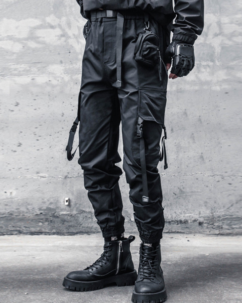 Tactical Detachable Pouch Techwear Cargo Pants